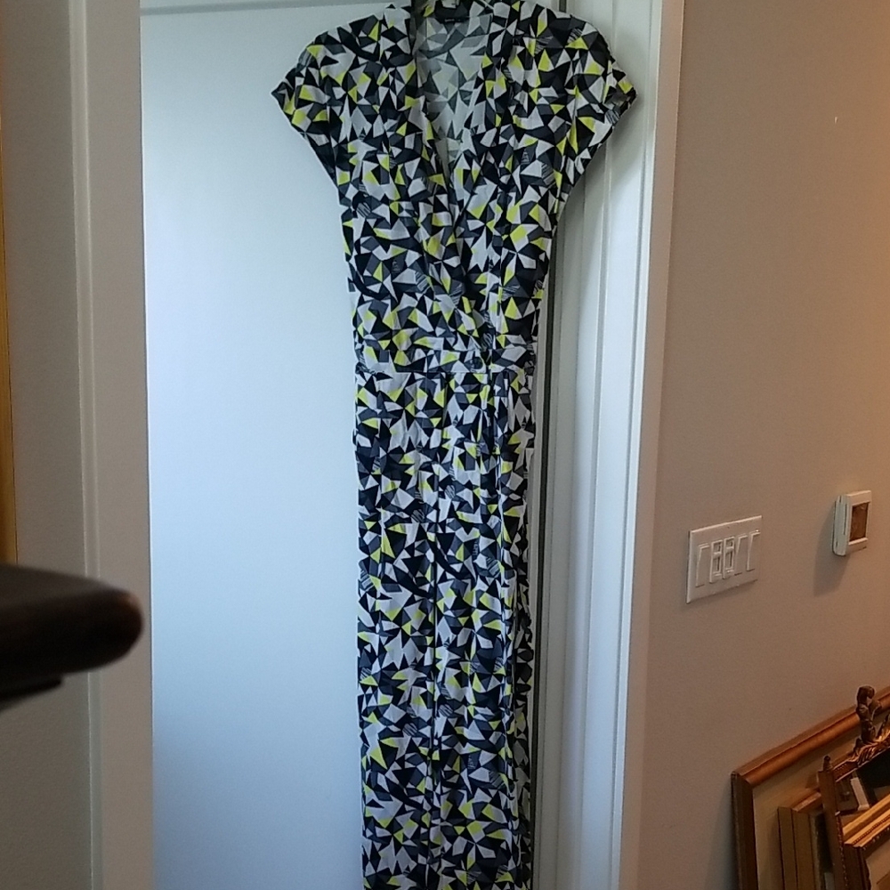 Splash Geometric Print Jumpsuit Dress Size 6